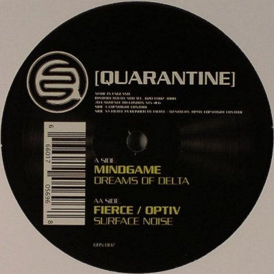 MINDGAME / FIERCE / OPTIV - Dreams Of Delta / Surface Noise