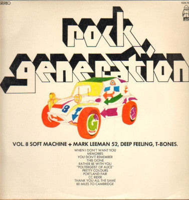 VARIOUS - Rock Generation Volume 8 - Soft Machine At The Beginning / Mark Leeman 5 And Davy Graham