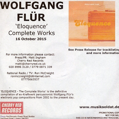 WOLFGANG FLUR - Eloquence - Complete Works