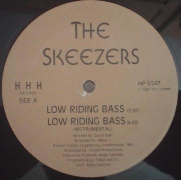THE SKEEZERS - Low Riding Bass / Bum