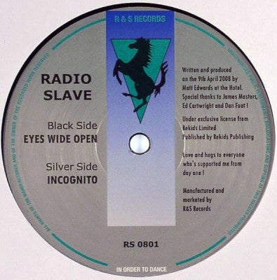 RADIO SLAVE - Eyes Wide Open / Incognito