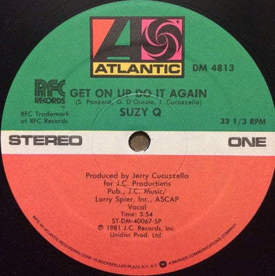SUZY Q - Get On Up Do It Again
