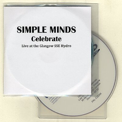 SIMPLE MINDS - Celebrate - Live At The Glasgow SSE Hydro