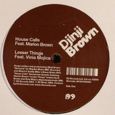 DJINJI BROWN - Djinji Brown EP