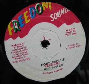 ROD TAYLOR / PRINCE ALLA - Don't Give Up / Cities