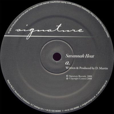 CALIBRE - Savannah Heat / Slums