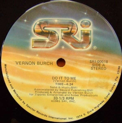 VERNON BURCH - Do It To Me / There's Always Sometime For Love