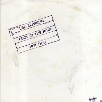 LED ZEPPELIN - Fool In The Rain / Hot Dog