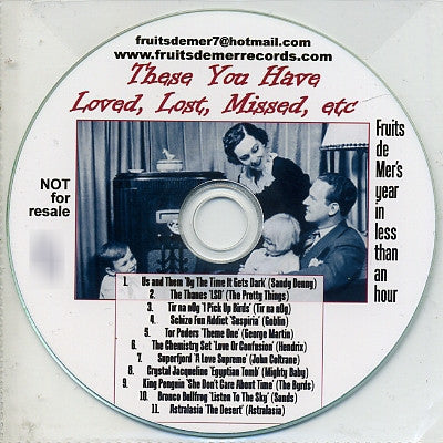 VARIOUS - These You Have Loved, Lost, Missed, etc