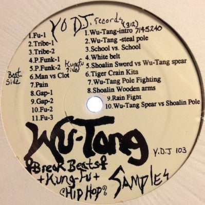 VARIOUS ARTISTS - Wu-Tang Breakbeats + Kung Fu + Hip Hop Samples