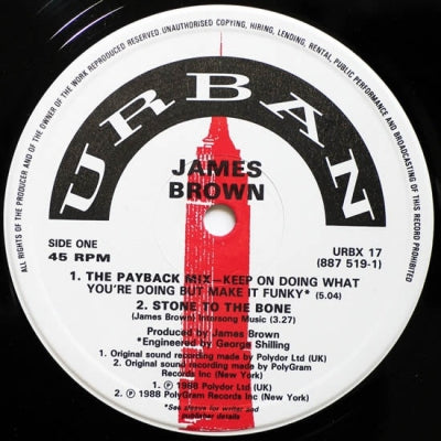 JAMES BROWN - The Payback Mix (Keep On Doing What You're Doing But Make It Funky)