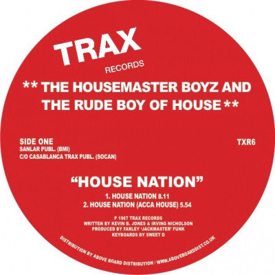 HOUSEMASTER BOYZ AND THE RUDE BOY OF HOUSE - House Nation