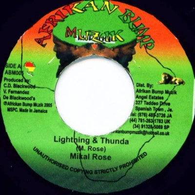 MYKAL ROSE / RAZAMOS - Lightning & Thunda / Living In Danger