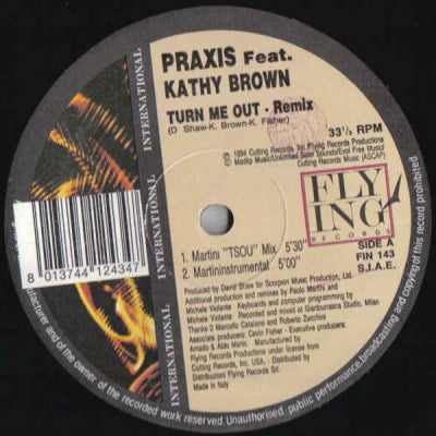 PRAXIS feat. KATHY BROWN - Turn Me Out