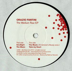 ORAZIO FANTINI - The Medium Raw EP