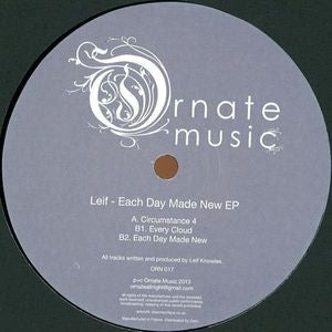 LEIF - Each Day Made New EP