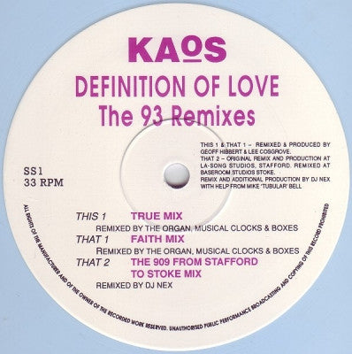 KAOS - Definition Of Love