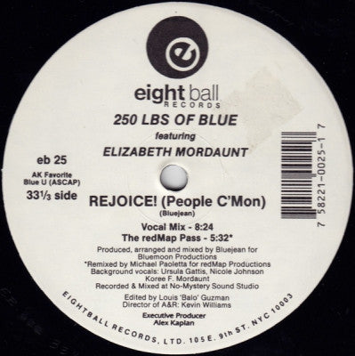 250 LBS. OF BLUE - Rejoice