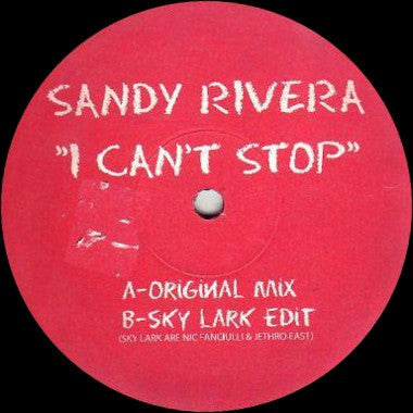 SANDY RIVERA - I Can't Stop