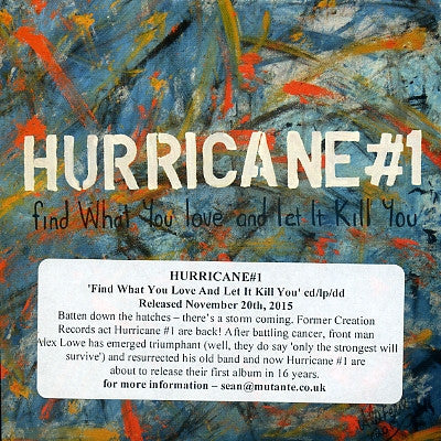 HURRICANE #1 - Find What You Love And Let It Kill You
