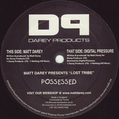 MATT DAREY PRESENTS LOST TRIBE - Possessed