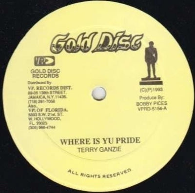 TERRY GANZIE & SUGAR BLACK - Where Is Yu Pride / Think God A Sleep