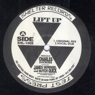 BUTCH QUICK AND JAMES HOWARD - Lift Me Up