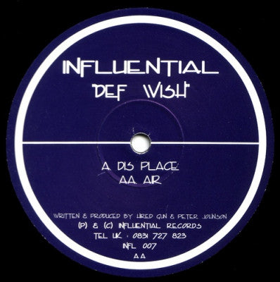DEF WISH - Dis Place / Air