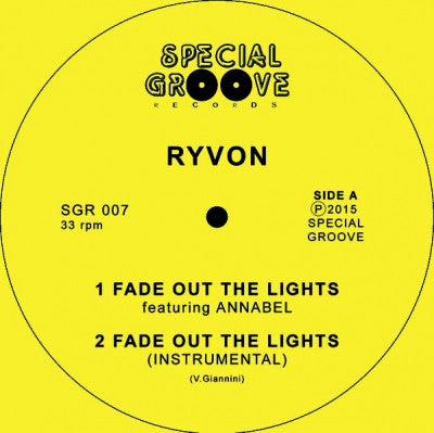 RYVON - Fade Out The Lights / The Sound Of Your Love