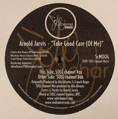 ARNOLD JARVIS - Take Good Care Of Me