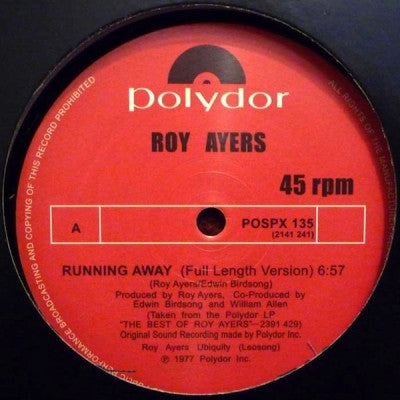 ROY AYERS UBIQUITY - Running Away