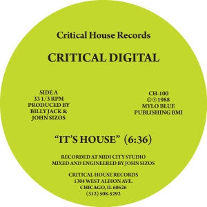 CRITICAL DIGITAL - It's House