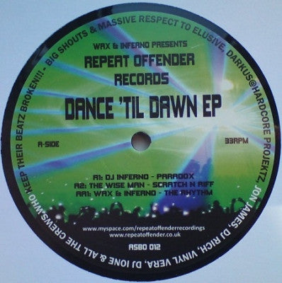VARIOUS - Dance 'Til Dawn EP