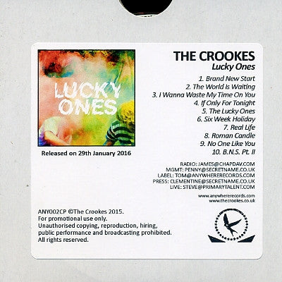 THE CROOKES - Lucky Ones