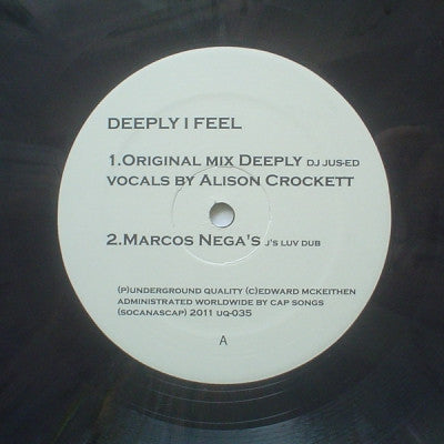 DJ JUS-ED - Deeply I Feel
