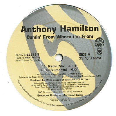 ANTHONY HAMILTON - Comin' From Where I'm From