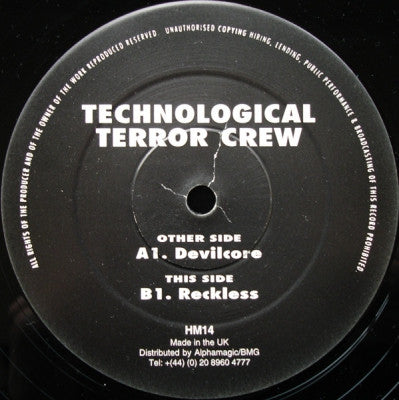 TECHNOLOGICAL TERROR CREW - Devilcore / Reckless