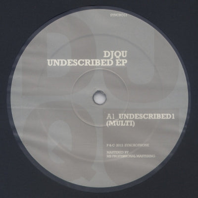 DJ QU - Undescribed EP