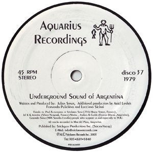 UNDERGROUND SOUND OF ARGENTINA - Volume 1