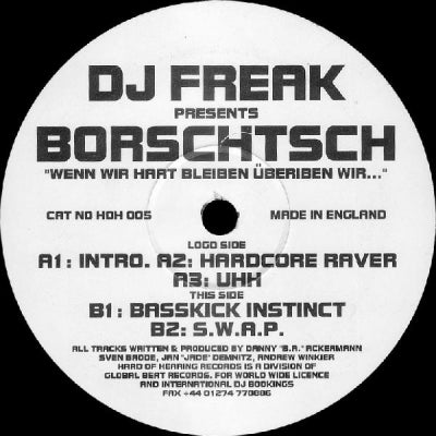 DJ FREAK PRESENTS BORSCHTSCH - Wenn Wir Hart Bleiben, Überleben Wir...