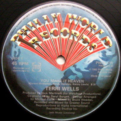 TERRI WELLS - You Make It Heaven