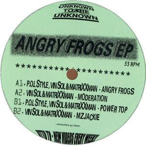 P.O.L STYLE, VIN SOL & MATRIXXMAN - Angry Frogs EP