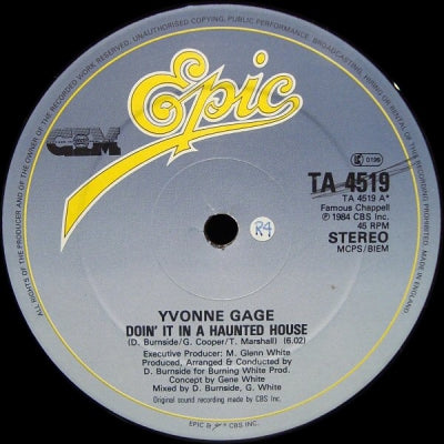 YVONNE GAGE - Doin' It In A Haunted House