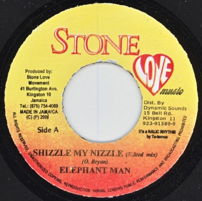 ELEPHANT MAN - Shizzle My Nizzle (Edited & Raw)