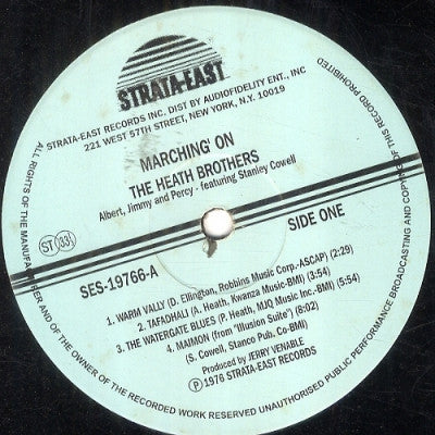 THE HEATH BROTHERS - Marchin' On