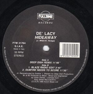 DE'LACY - Hideaway