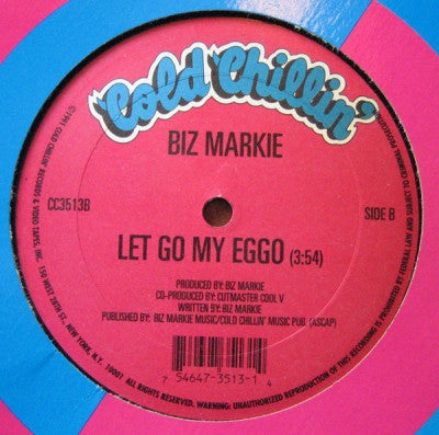 BIZ MARKIE FEATURING BIG DADDY KANE - Just Rhymin' With Biz / Let Go My Eggo