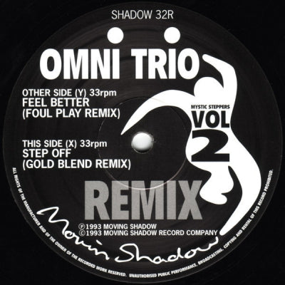 OMNI TRIO - Mystic Steppers Vol 2 (Remix)