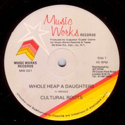 CULTURAL ROOTS - Whole Heap A Daughters