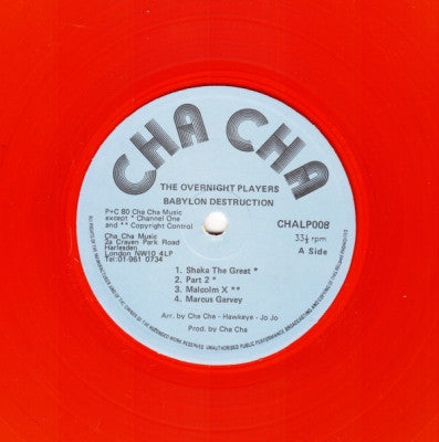 THE OVERNIGHT PLAYERS (THE REVOLUTIONARIES) - Babylon Destruction